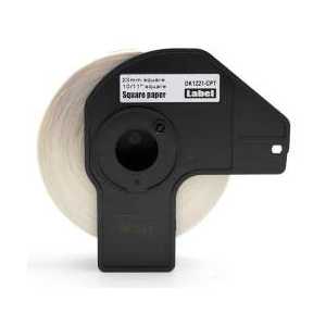 Compatible Brother DK1221 square white paper adhesive labels