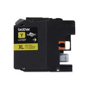 Original Brother LC103Y XL Yellow ink cartridge, High Yield