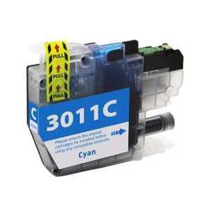Compatible Brother LC3011C Cyan ink cartridge