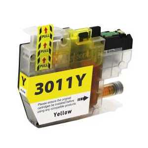 Compatible Brother LC3011Y Yellow ink cartridge