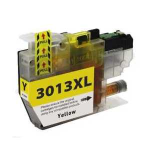Compatible Brother LC3013Y XL Yellow ink cartridge, High Yield