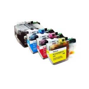 Compatible Brother LC3019 XXL ink cartridges, Super High Yield, 4 pack