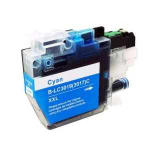 Compatible Brother LC3019C XXL Cyan ink cartridge, Super High Yield