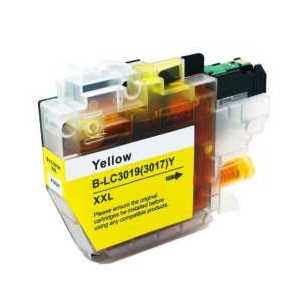 Compatible Brother LC3019Y XXL Yellow ink cartridge, Super High Yield