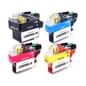 Compatible Brother LC3029 XXL ink cartridges, Super High Yield, 4 pack