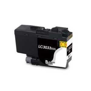 Compatible Brother LC3033BK XXL Black ink cartridge, Super High Yield