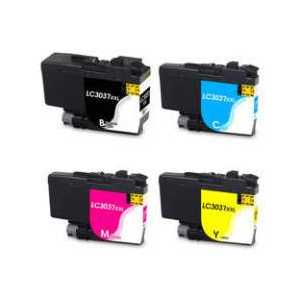 Compatible Brother LC3037 XXL ink cartridges, Super High Yield, 4 pack