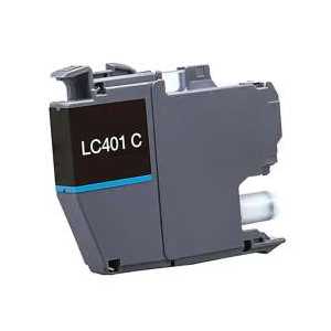 Compatible Brother LC401C Cyan ink cartridge