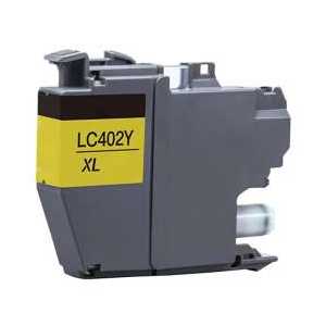 Compatible Brother LC402Y XL Yellow ink cartridge, High Yield