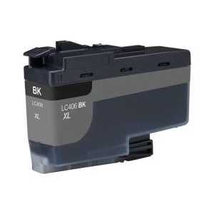 Compatible Brother LC406BK XL Black ink cartridge, High Yield