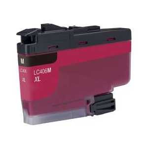 Compatible Brother LC406M XL Magenta ink cartridge, High Yield