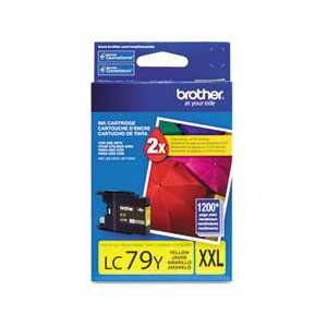 Original Brother LC79Y Yellow ink cartridge, Super High Yield