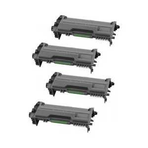 Compatible Brother TN880 toner cartridges, Super High Yield, 4 pack