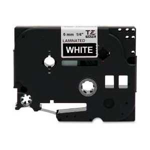 Compatible Brother TZe315 label tape for P-Touch - 6mm White on Black