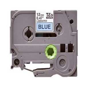 Compatible Brother TZe531 label tape for P-Touch - 12mm Black on Blue