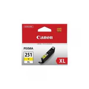 Original Canon CLI-251Y Yellow ink cartridge, 6516B001