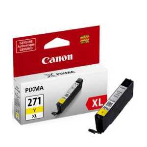 Original Canon CLI-271C XL Yellow ink cartridge, 0339C001