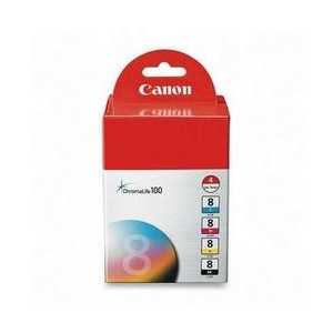 Original Canon CLI-8 ink cartridges, 0620B010, 4 pack