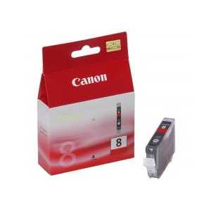 Original Canon CLI-8R Red ink cartridge, 0626B002