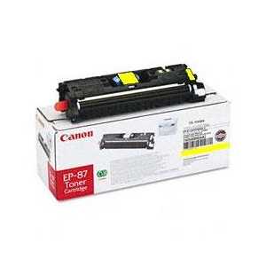 Original Canon EP-87 Yellow toner cartridge, 7430A005AA, 4000 pages