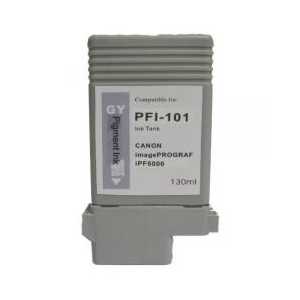 Compatible Canon PFI-101GY Gray ink cartridge