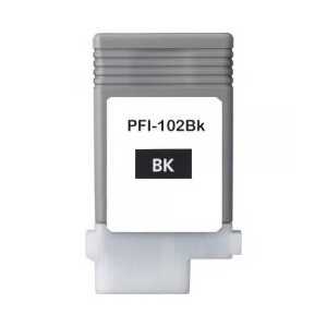 Compatible Canon PFI-102BK Black ink cartridge