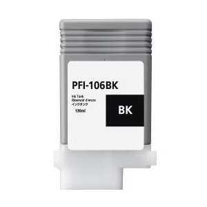 Compatible Canon PFI-106BK Black ink cartridge