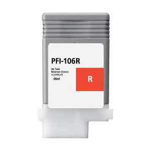 Compatible Canon PFI-106R Red ink cartridge