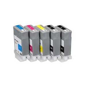 Compatible Canon PFI-107 ink cartridges, 5 pack
