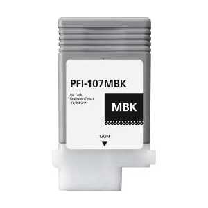 Compatible Canon PFI-107MBK Matte Black ink cartridge