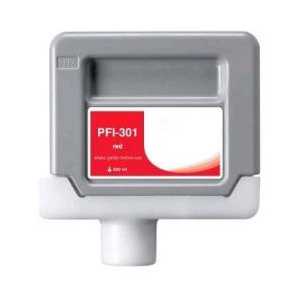 Compatible Canon PFI-301R Red ink cartridge