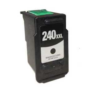 Remanufactured Canon PG-240XXL Black ink cartridge, Extra High Yield