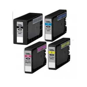 Compatible Canon PGI-1200 XL ink cartridges, High Yield, 4 pack