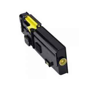 Compatible Dell C2660, C2665 Yellow toner cartridge, High Yield, 593-BBBR, YR3W3, 4000 pages