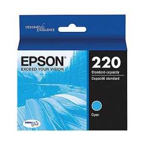 Original Epson 220 Cyan ink cartridge, T220220