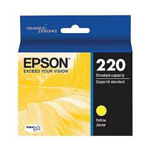 Original Epson 220 Yellow ink cartridge, T220420