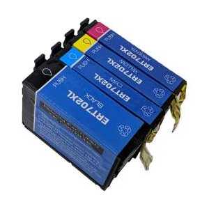 Remanufactured Epson 702XL ink cartridges, 4 pack