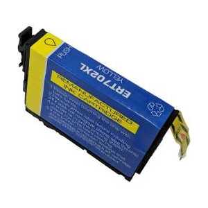 Remanufactured Epson 702XL Yellow ink cartridge, High Capacity, T702XL420