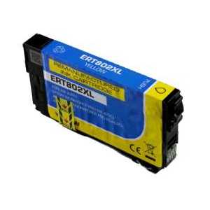 Remanufactured Epson 802XL Yellow ink cartridge, High Capacity, T802XL420