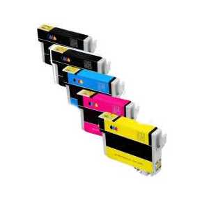 Remanufactured Epson 822XL ink cartridges, 5 pack