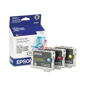 Multipack - Epson 60 genuine OEM ink cartridges - T060520 - 3 pack