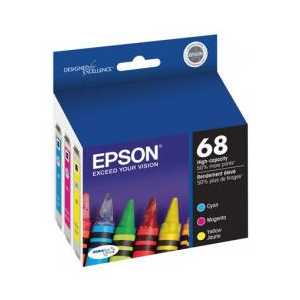 Multipack - Epson 68 genuine OEM ink cartridges - T068520 - 3 pack