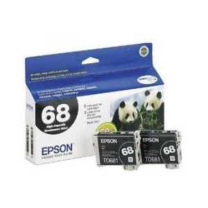 Multipack - Epson 68 genuine OEM ink cartridges - T068120-D2 - 2 pack
