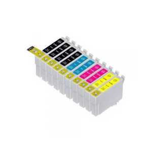 Remanufactured Epson 69 ink cartridges, 10 pack