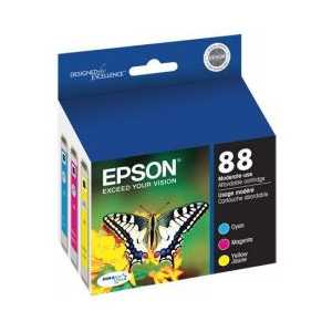 Multipack - Epson 88 genuine OEM ink cartridges - T088520 - 3 pack