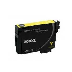 Remanufactured Epson 200XL Yellow ink cartridge, High Capacity, T200XL420