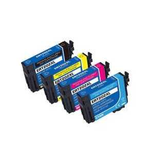 Remanufactured Epson 202XL ink cartridges, 4 pack
