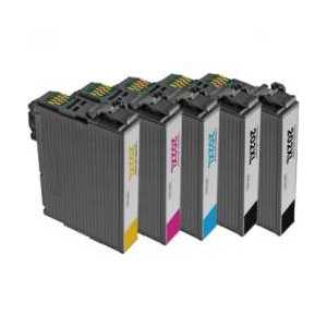 Remanufactured Epson 202XL ink cartridges, 5 pack