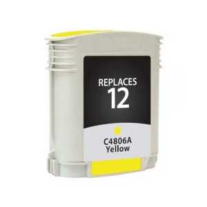 Remanufactured HP 12 Yellow ink cartridge, C4806A
