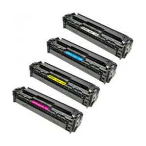 Compatible HP 125A toner cartridges, 4 pack